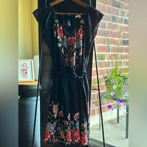 LC Lauren Conrad Black Midi Sundress